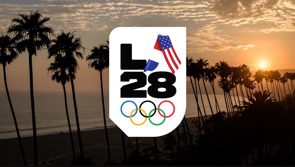 The official logo of the 2028 Los Angeles Olympics. Photo: LA28
