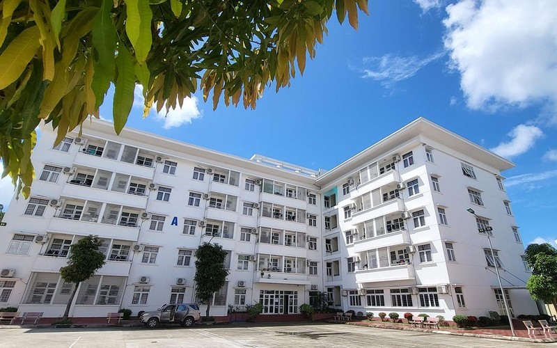 Khu tập thể của công nhân Công ty Than Hòn Gai tại Hạ Long. Đây là một trong những khu tập thể đẹp nhất ngành Than tại Quảng Ninh. Ảnh: Đoàn Hưng