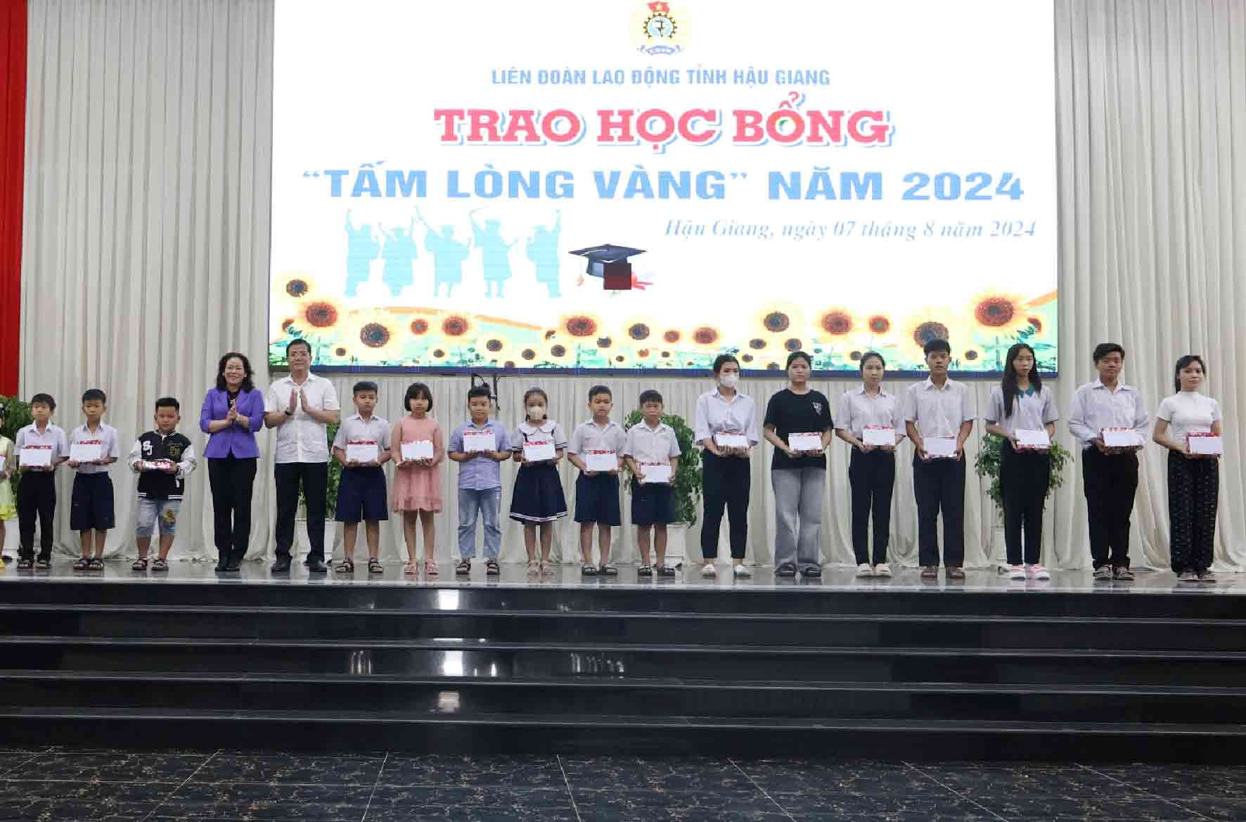 Scholarships were awarded directly to students.