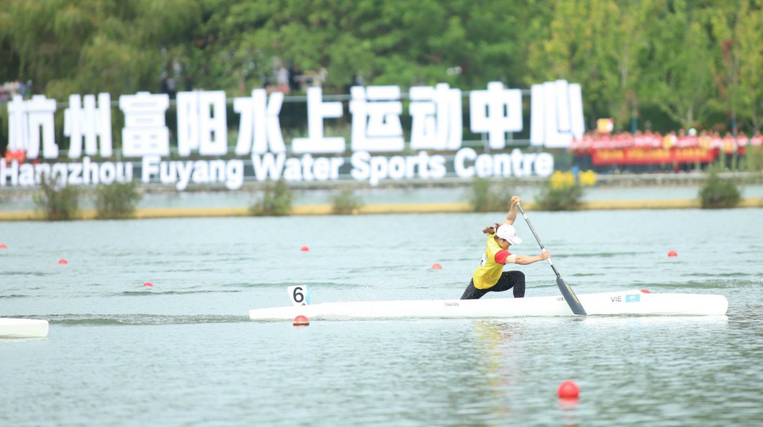 Nguyễn Thị Hương sẽ thi đấu canoeing tại Olympic 2024. Ảnh: TTVN