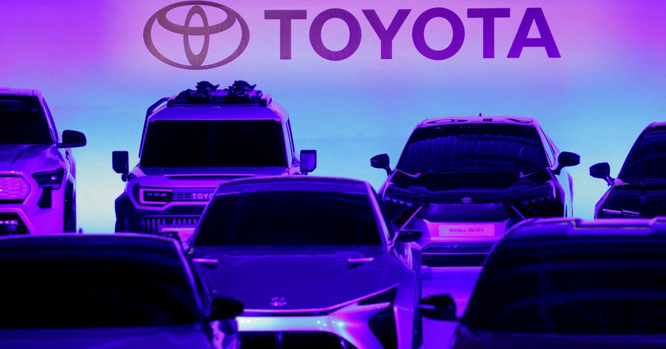 Đây là lần đầu tiên trong vòng 4 năm qua, sản lượng ô tô toàn cầu của Toyota thấp hơn mức của năm trước đó. Ảnh: AFP