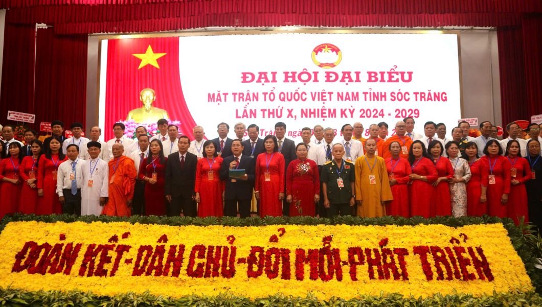 Members of the National Assembly of the Fatherland Front of Vietnam's Soc Trang Province, term of 2024-2029. Photo: National Assembly of the Fatherland Front of Vietnam's Soc Trang Province