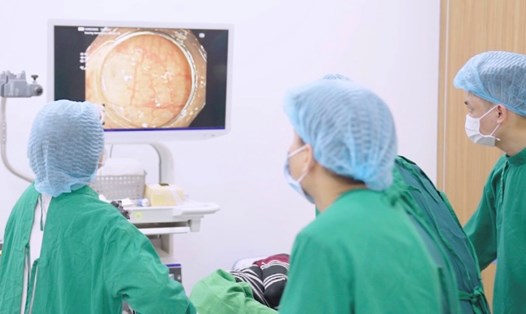 Nội soi tiêu hóa có thể phát hiện các dấu hiệu của bệnh ung thư đại tràng. Ảnh BVCC