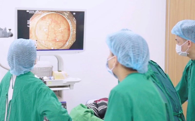 Nội soi tiêu hóa có thể phát hiện các dấu hiệu của bệnh ung thư đại tràng. Ảnh BVCC