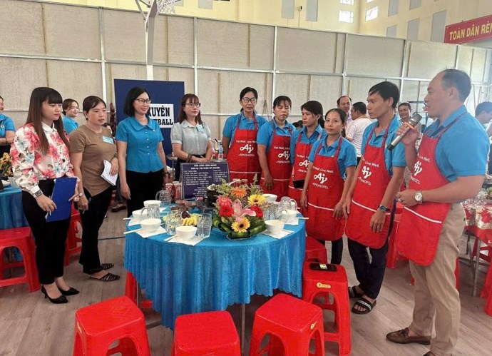 25 CĐCS tham gia hội thi nấu ăn Bữa cơm Công đoàn
