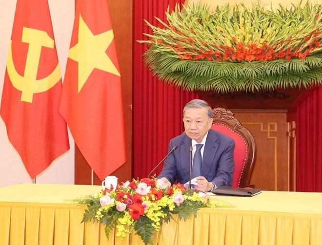 Tổng Bí thư, Chủ tịch nước Tô Lâm điện đàm với Tổng thống Nga