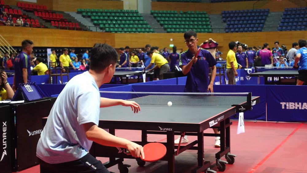 More than 300 athletes compete for the Cup in the Table Tennis Championship in Da Nang. Photo: Tran Thi