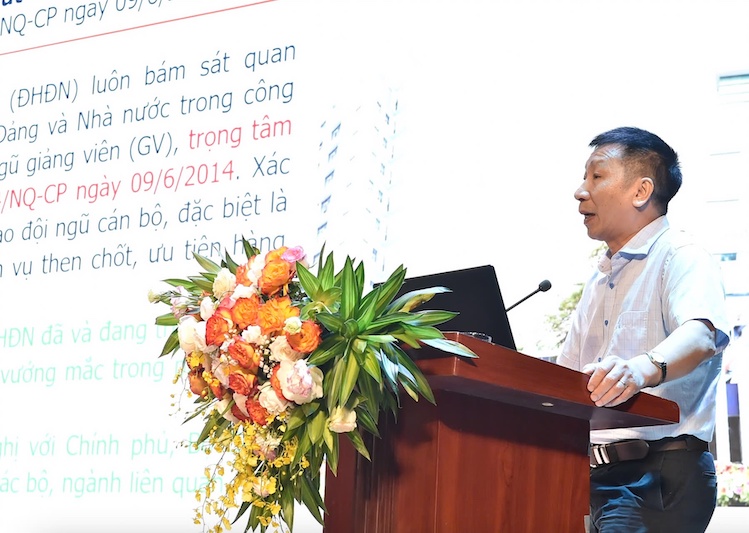 PGS.TS Lê Thanh Bac – Vice Rector of Da Nang University believes that the current salary system is not commensurate with the position of lecturers