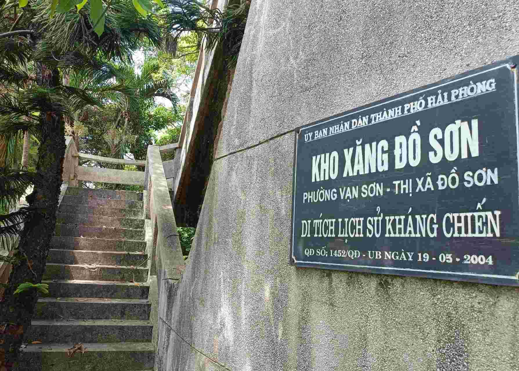 Di tích Kho xăng Đồ Sơn, Hải Phòng. Ảnh: Mai Dung