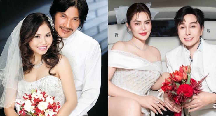 Vũ Luân, Công Ninh kết hôn ở tuổi U60. Ảnh: NSCC.