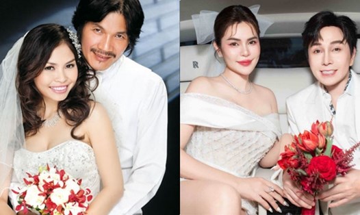 Vũ Luân, Công Ninh kết hôn ở tuổi U60. Ảnh: NSCC.