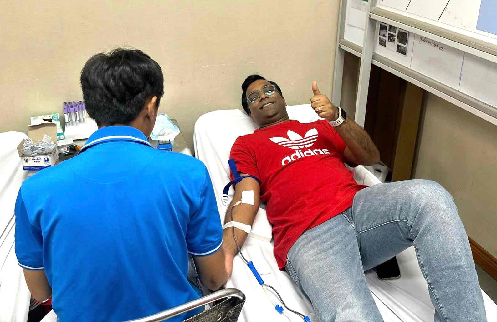 voluntary blood donation. Photo: HAC