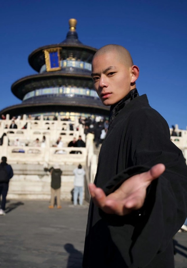 Shaolin monk Thu Phong passed away at 21. Photo: Weibo