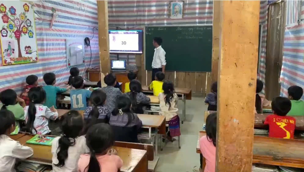 iLINK is a creative English language program through Math and Science for elementary school students in difficult, remote, and mountainous areas