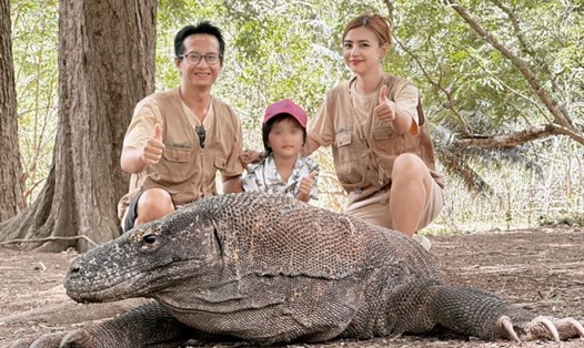Trên đảo Komodo có hơn 2.000 cá thể rồng sinh sống. Ảnh: Nhân vật cung cấp
