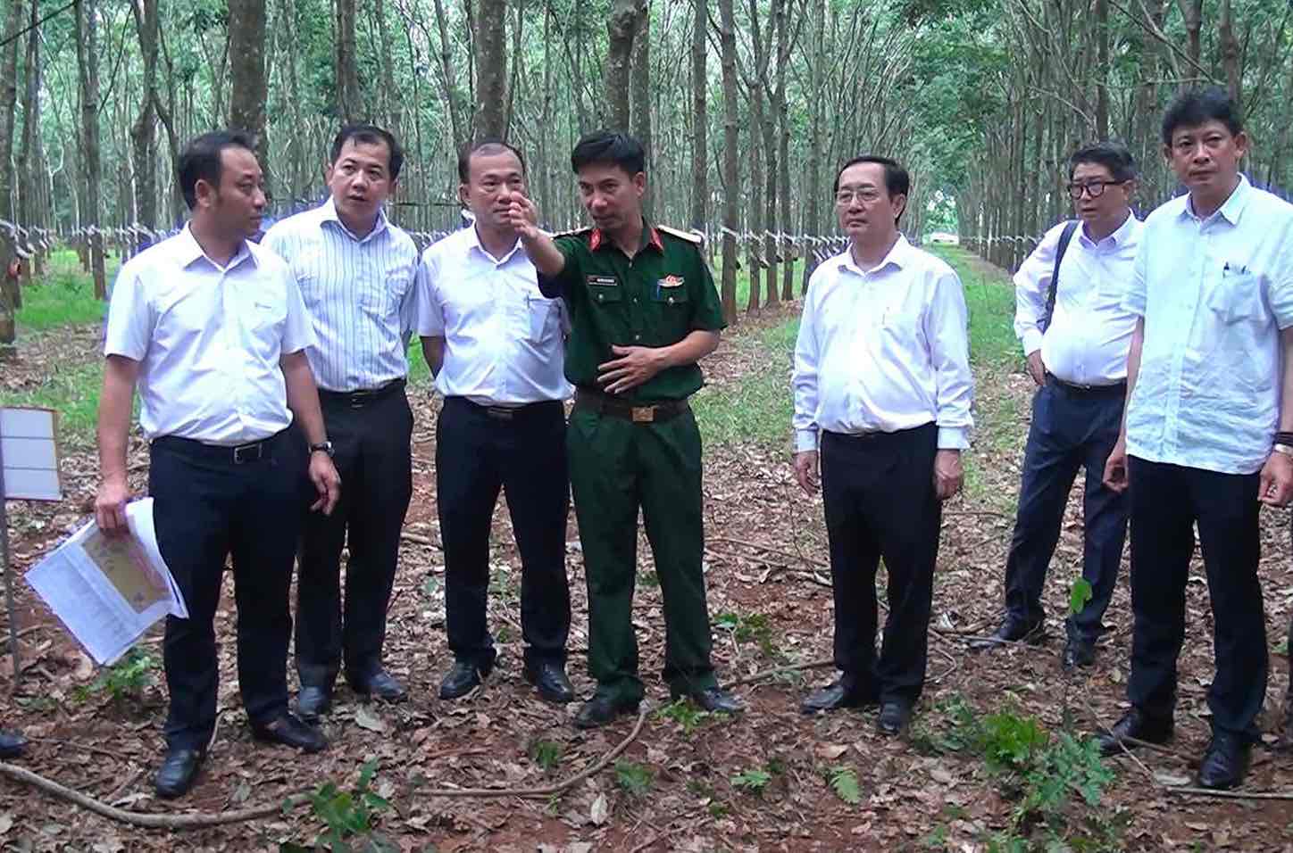 The delegation of the Ministry of Science and Technology conducted a site survey of the project in Long Khánh City. Photo: Danh Lộc