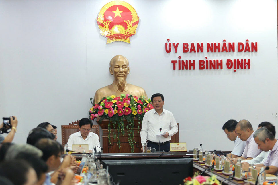 Scene of the working session. Photo: Hoai Luân