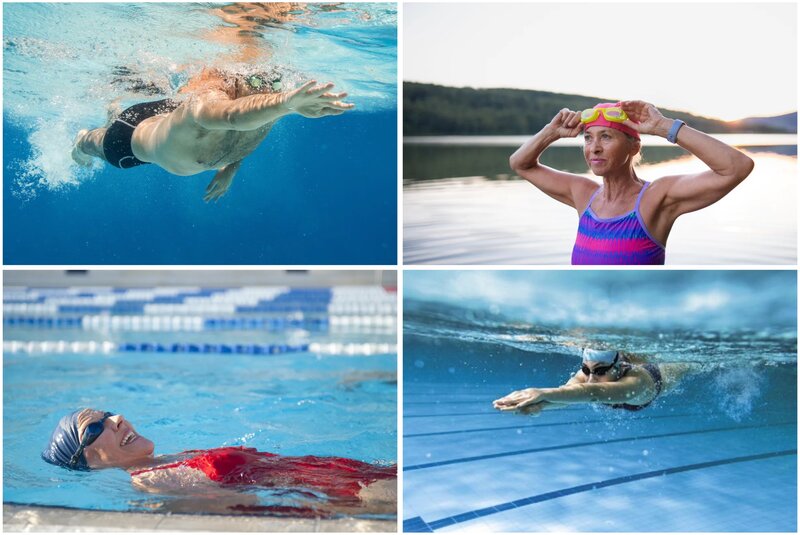 Swimming will help you burn calories efficiently, lose weight, tone muscles, and improve cardiovascular health. Illustration: Thùy Dương.