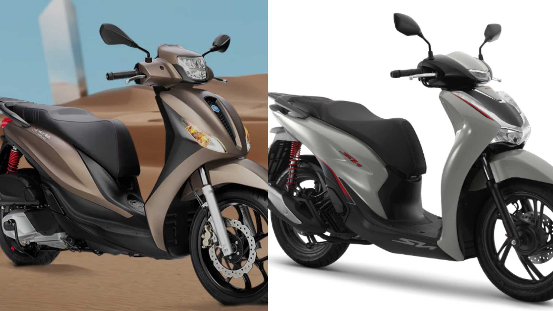 2 xe tay ga thời thượng, trang bị nhiều tính năng hiện đại. 