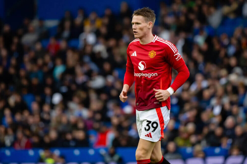 Scott McTominay played two Premier League games this season before leaving the Red Devils. Photo: Manchester United