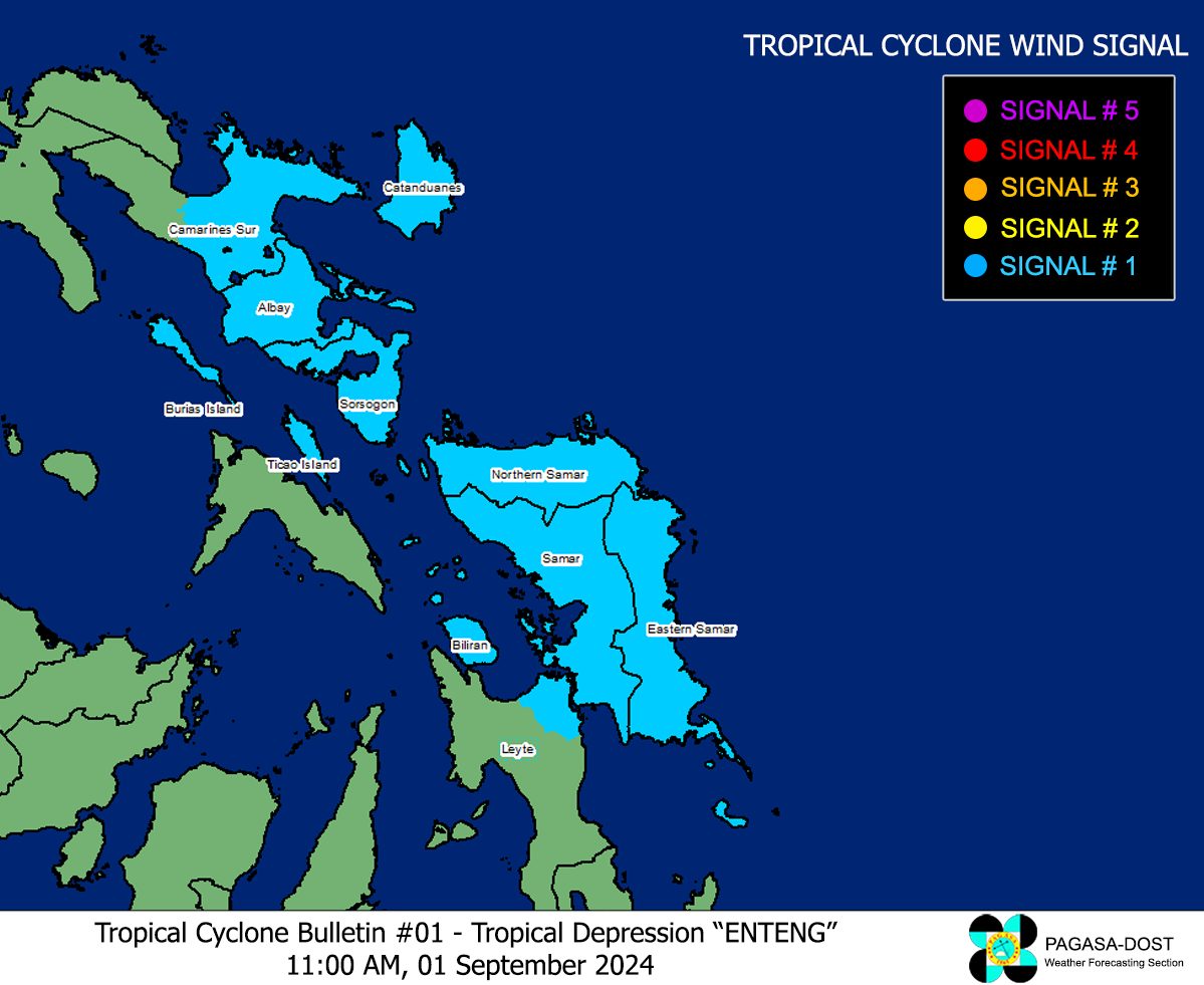 Low pressure is forecast to strengthen into a storm. Photo: PAGASA