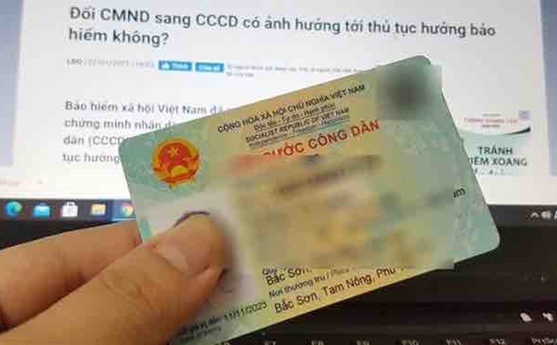 Thủ tục đổi thẻ Căn cước công dân được quy định rõ tại Luật Căn cước công dân 2014. Ảnh minh họa: Lương Hạnh