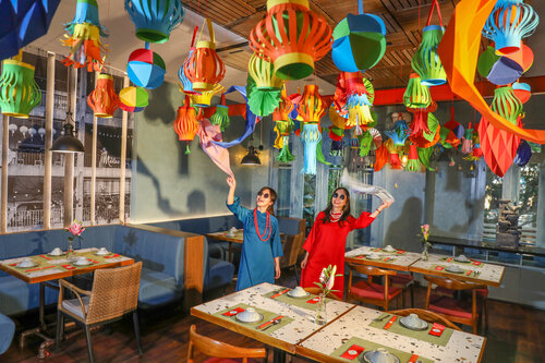 Một không gian đậm sắc màu phương Nam giúp du khách có sự trải nghiệm mới mẻ tại Hà Nội. Ảnh: L. A