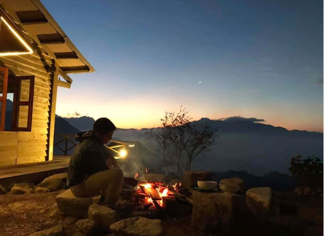 Sunset in Sau Chua. Photo: Thuan Lam