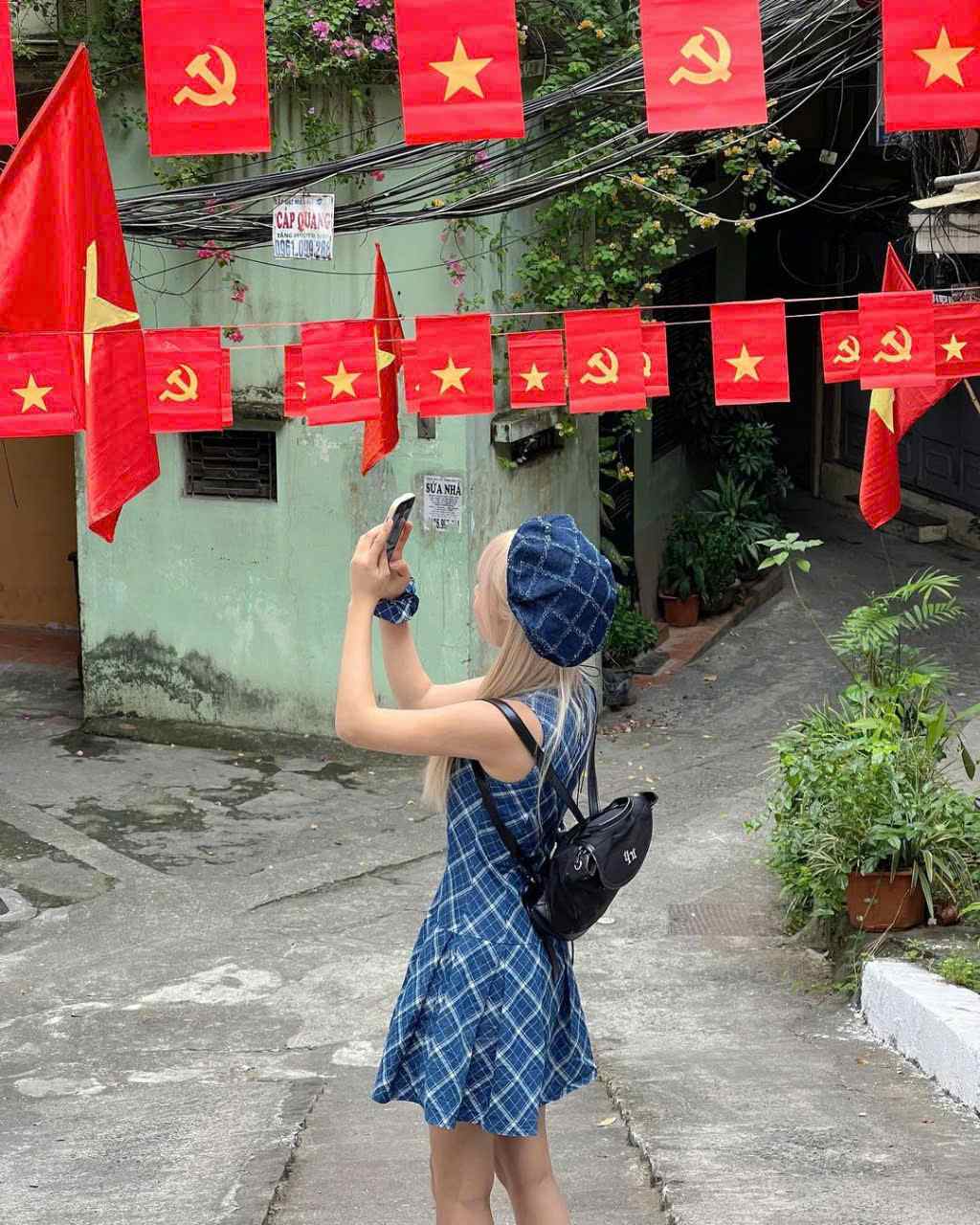 Yen Phu alley is always "hot" every September 2nd. Photo: @gowiththuongg
