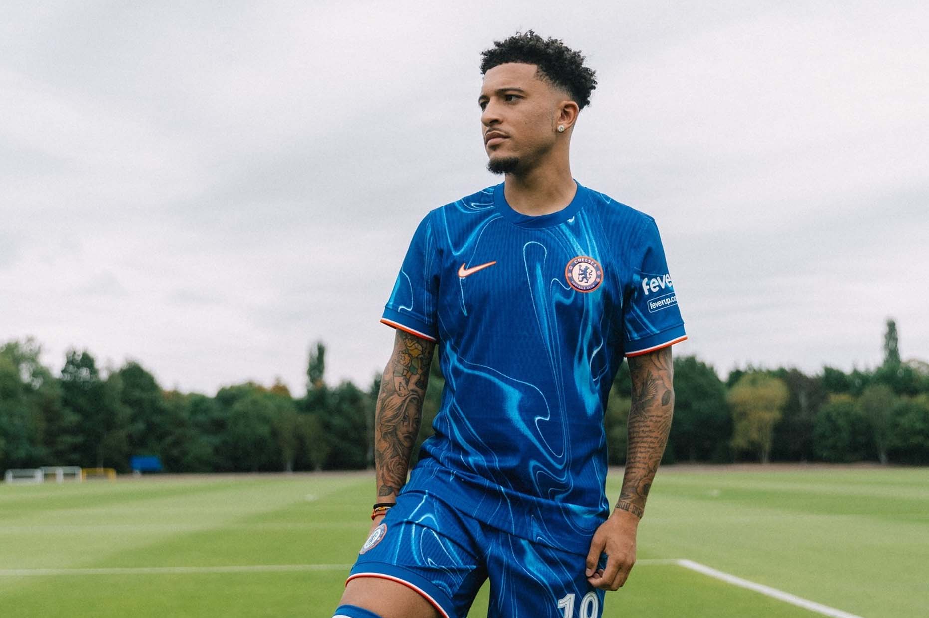 Jadon Sancho bắt đầu một thử thách mới. Ảnh: Chelsea FC