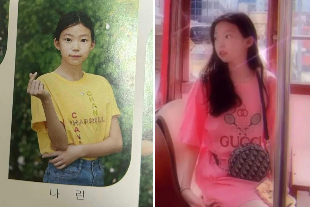 Narin has been wearing designer clothes since elementary school. Photo: Naver