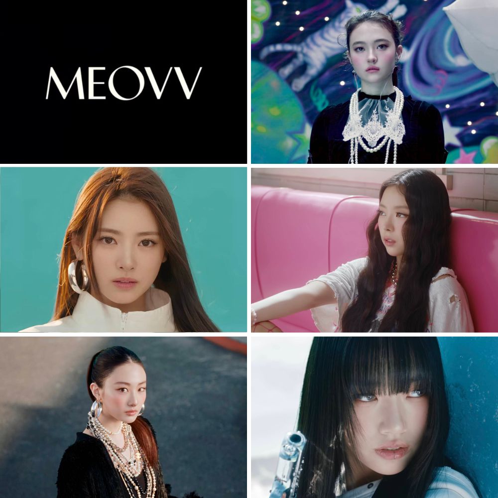 5 members of MEOVV group. Photo: The Black Label