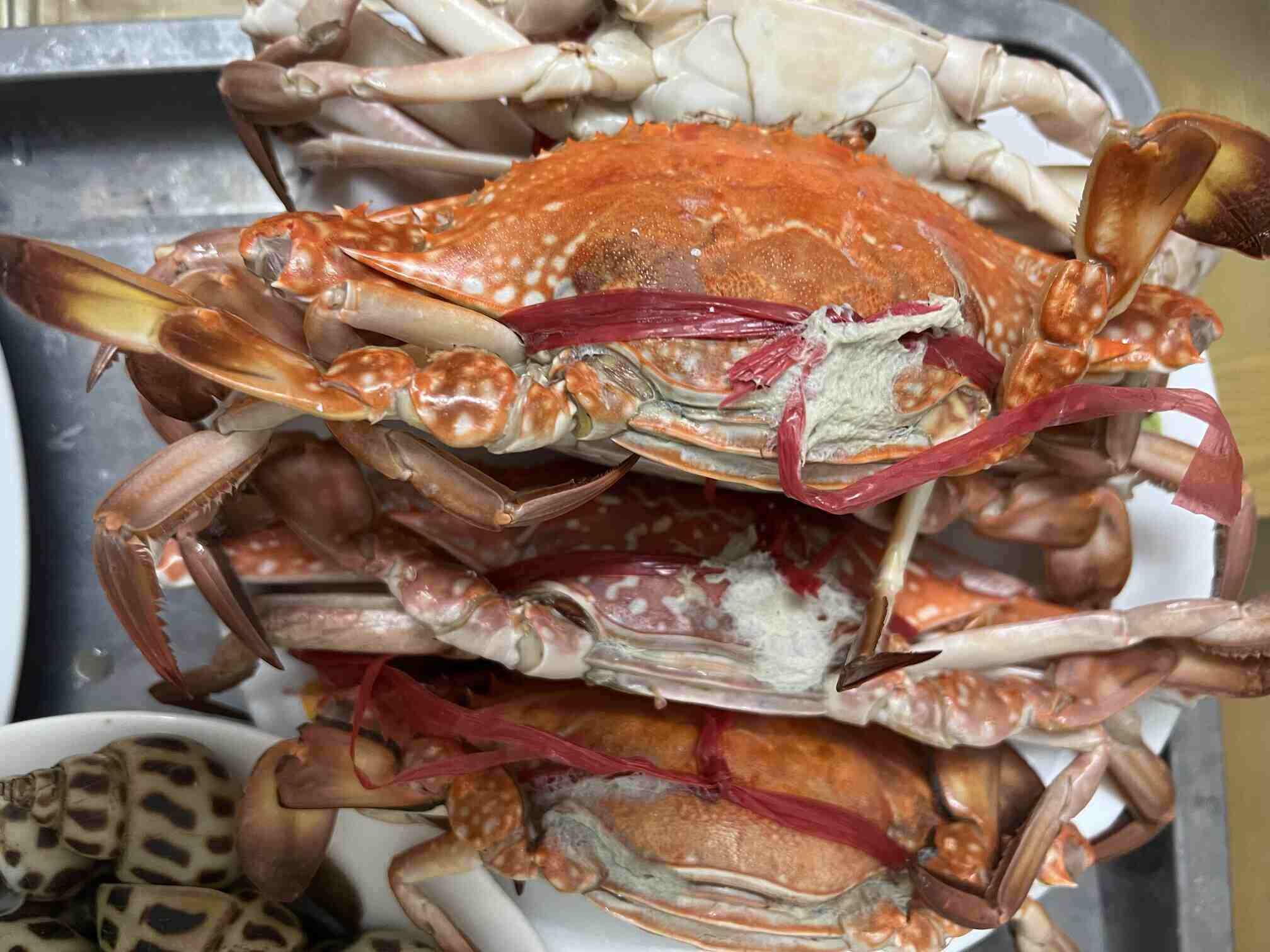 Crab is one of the seafoods that provides abundant protein. Photo: Kieu Vu