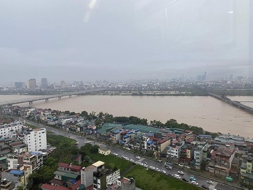 Hà Nội ra công điện phòng chống lụt bão tại các sông. Ảnh: Khánh Phú