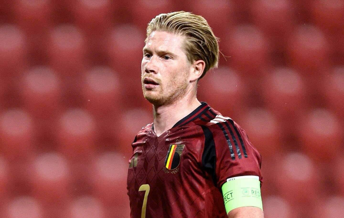 De Bruyne liên tục bày tỏ sự thất vọng về phong độ của tuyển Bỉ.  Ảnh: LĐBĐ Bỉ 