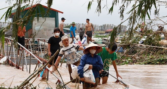 Nước lũ dâng cao, Hải Dương di dời 800 người vùng xung yếu