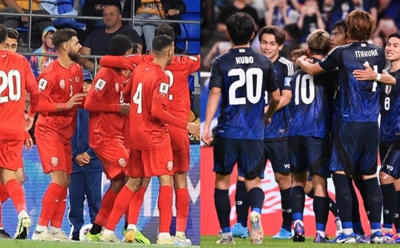 Đội thắng trong cặp Bahrain vs Nhật Bản sẽ vươn lên dẫn đầu bảng C sau 2 lượt đấu. Ảnh: AFC