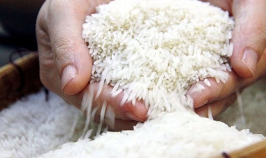 Xuất cấp gạo để hỗ trợ địa phương bị ảnh hưởng của bão số 3. Ảnh: Phương Anh.