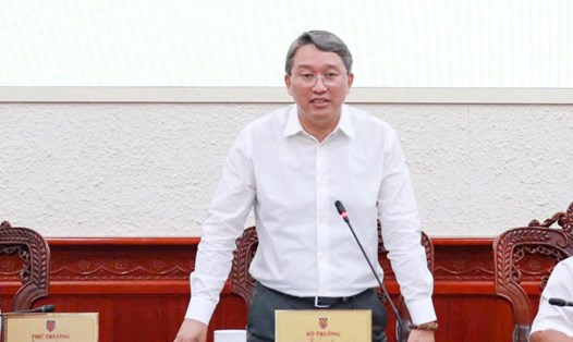 Bộ trưởng Bộ Tư pháp Nguyễn Hải Ninh. Ảnh: Bộ Tư pháp