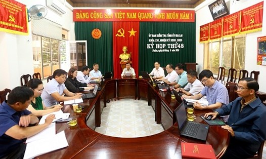 Quang cảnh Kỳ họp thứ 48, Ủy ban Kiểm tra Tỉnh ủy Gia Lai.