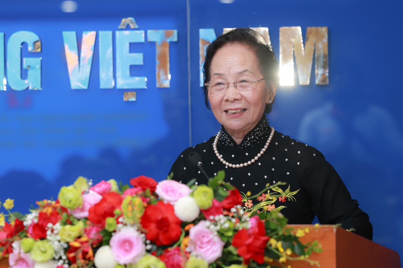 Prof. Dr. Nguyen Thi Doan - President of Vietnam Association for Promoting Education. Photo: Hai Nguyen