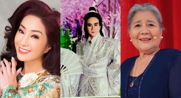 NSƯT Thoại Mỹ, Linh Hiền, Lê Thiện. Ảnh: NSCC.