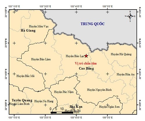 Chưa hết mưa bão, sạt lở, Cao Bằng lại động đất