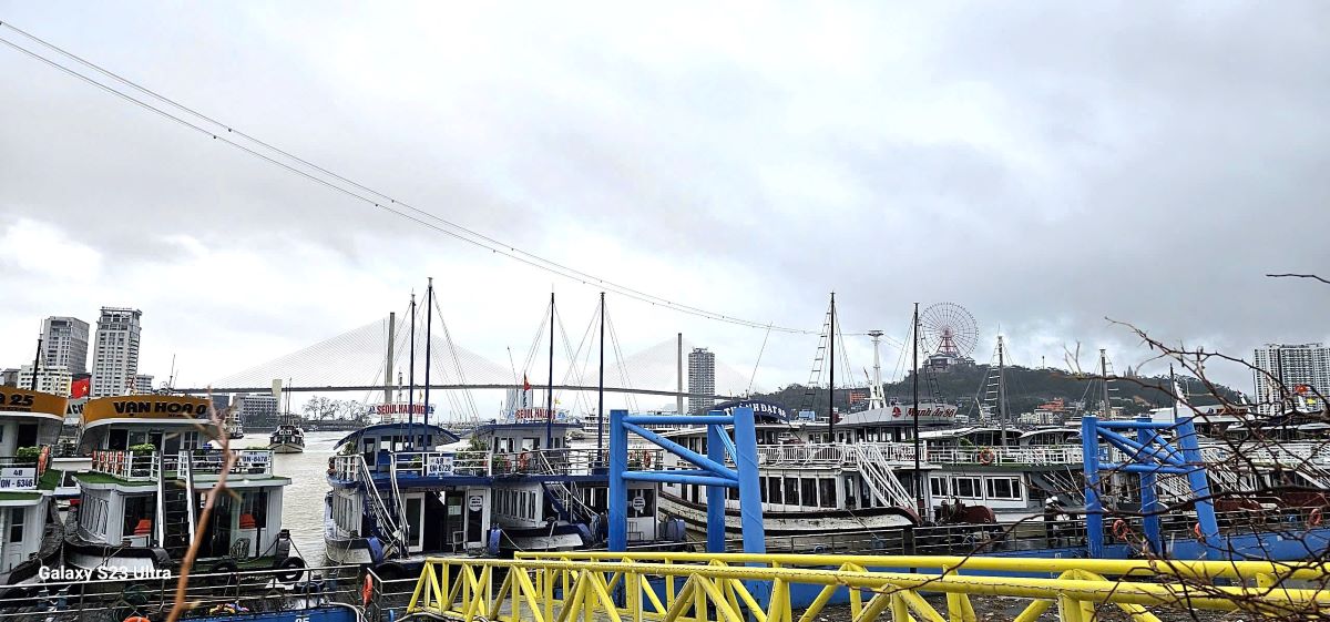 Các tàu du lịch vịnh Hạ Long đang neo đậu tại Cảng tàu khách quốc tế Hạ Long ngày 10.9. Ảnh: Nguyễn Hùng