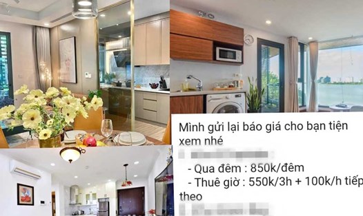 Dịch vụ cho thuê căn hộ chung cư theo giờ, theo ngày đang ngày nở rộ tại TP Hà Nội với nhiều mức giá khác nhau. Ảnh: Thu Giang