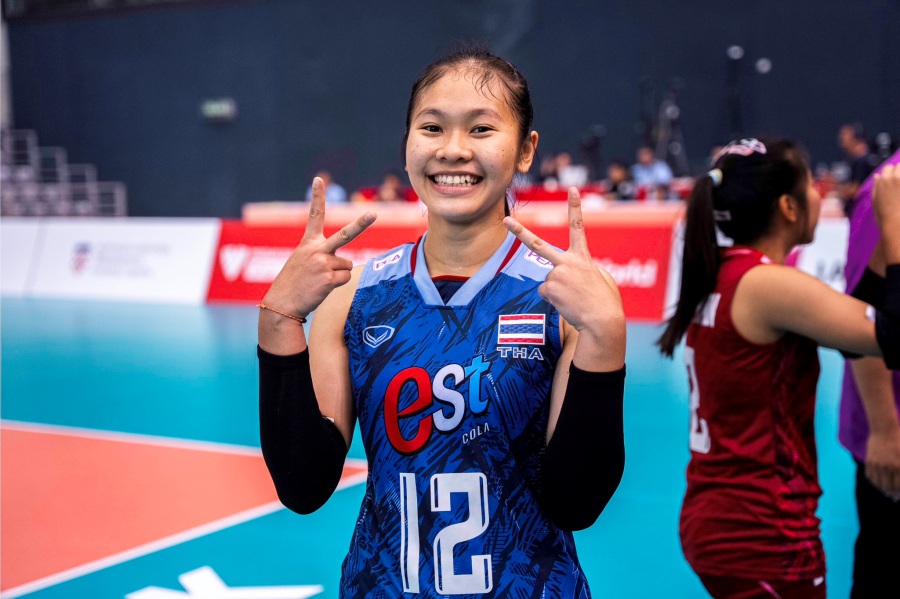 Warisara Seetaloed is said to continue playing for LPBank Ninh Binh. Photo: Volleytrails