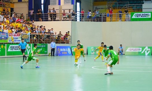 Đội U11 Sông Lam Nghệ An bị cấm thi đấu 2 năm. Ảnh: VFF