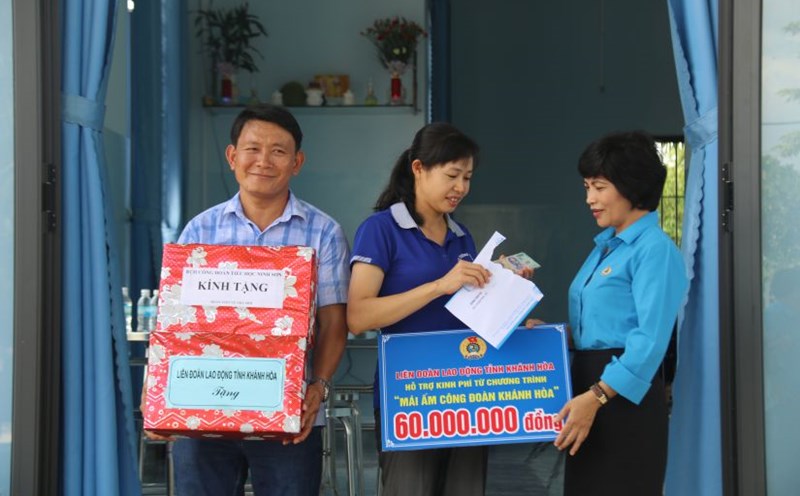 Nhà ở cho đoàn viên an cư là một trong những chương trình góp phần thu hút người lao động vào Công đoàn. 
Ảnh: Phương Linh