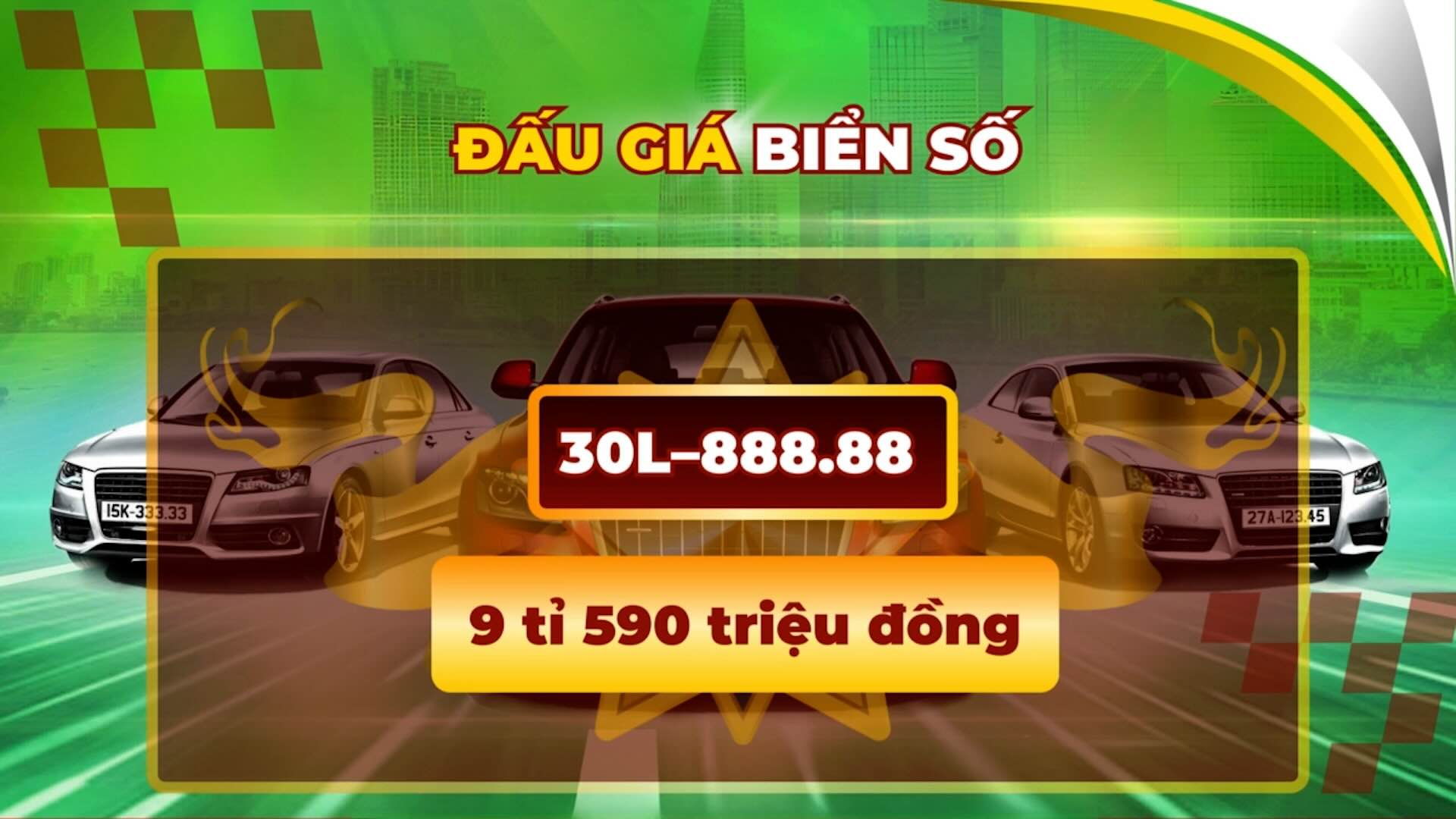 Đã lộ diện các biển số tiền tỉ trong phiên đấu giá 10.9
