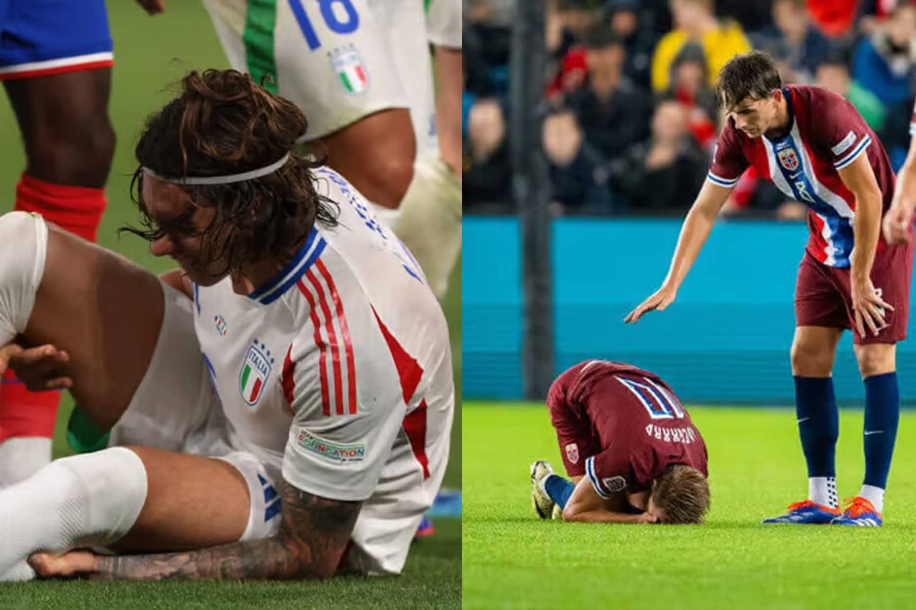 Bộ đôi ngôi sao của Arsenal đều dính chấn thương khi lên tuyển. Ảnh: The Athletic